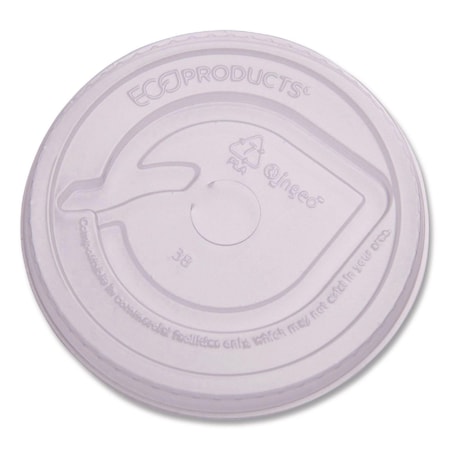 Eco-Products GreenStripe Renewable/Compost Cold Cup Flat Lids, for 9-24 oz, PK1000 PK EP-FLCC
